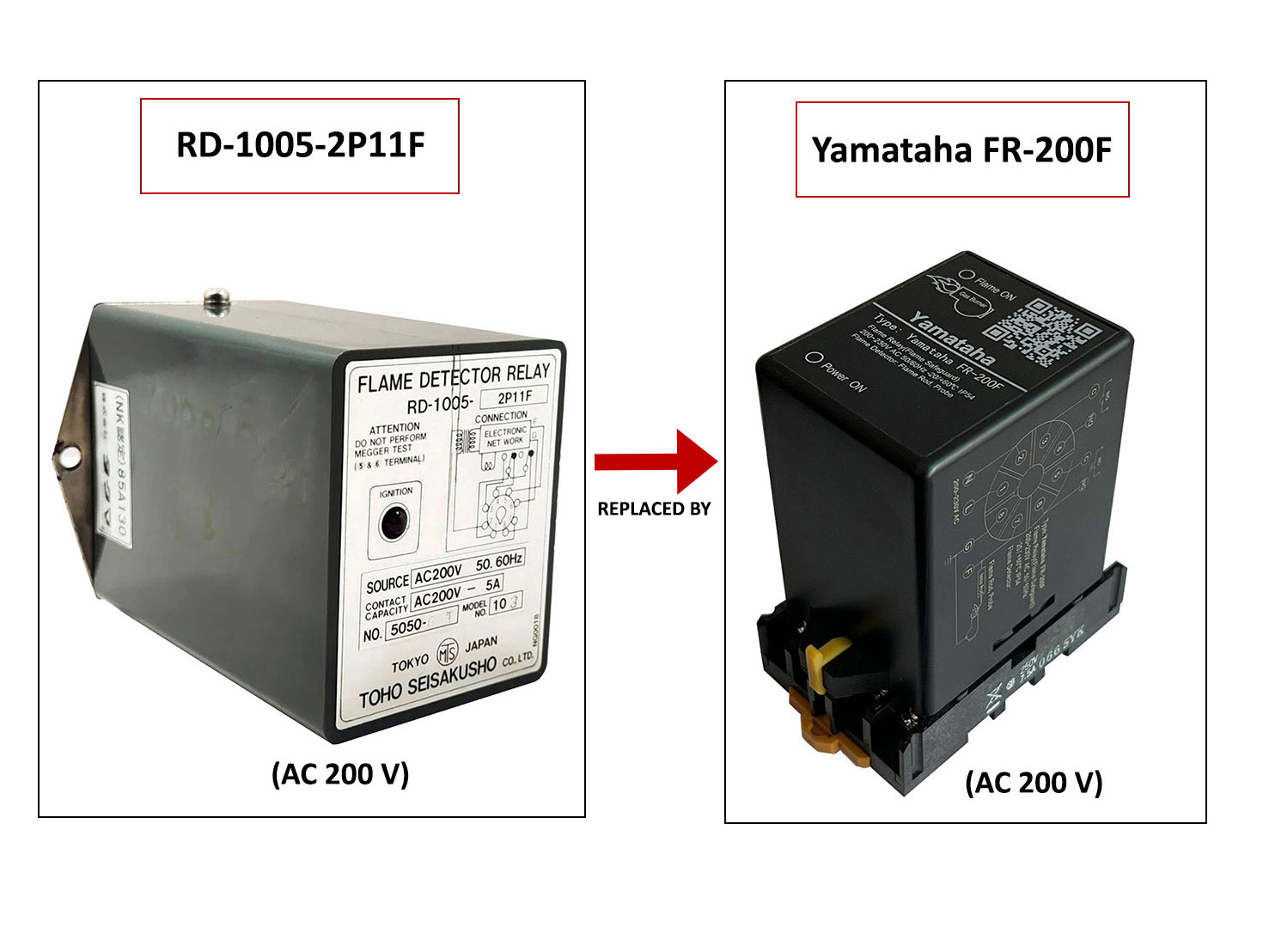 RD-1005-2P11F replaced by Yamataha FR-200F (1)